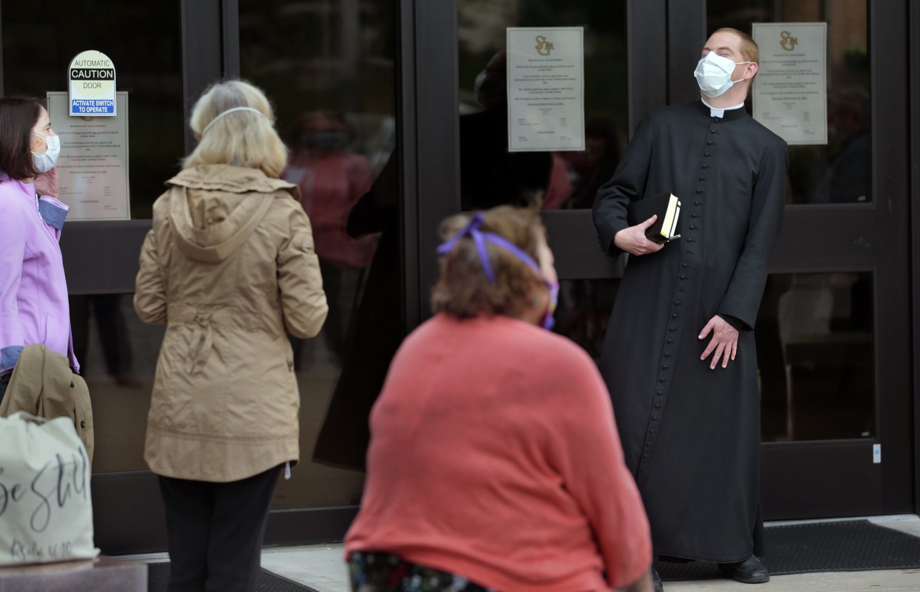 Parishioners return to Mass at St. Gerard Majella